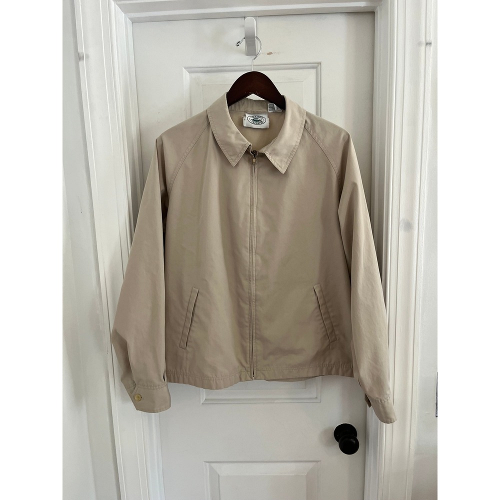Vintage Izod Lacoste Men L Harrington Jacket